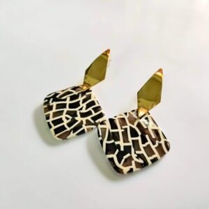 Black n White Earring