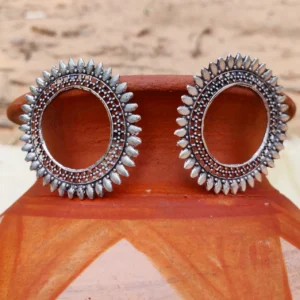 Surya Oxidised Stud