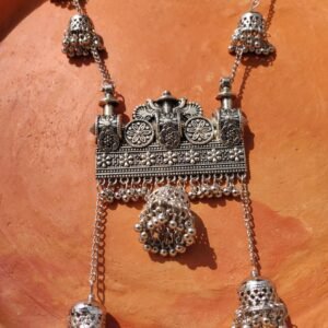 Oxidised Long Neckpiece