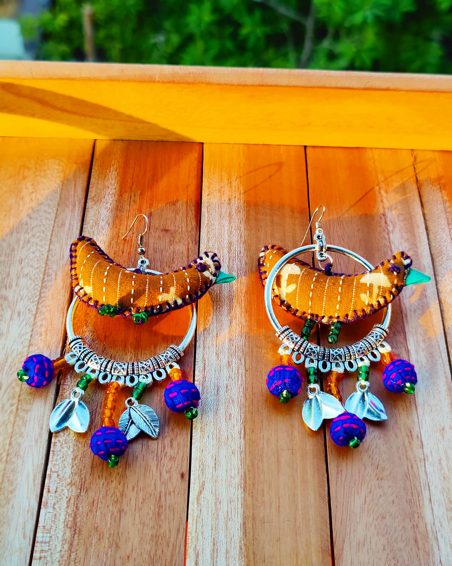 Handmade Pakhi Earring - Image 3