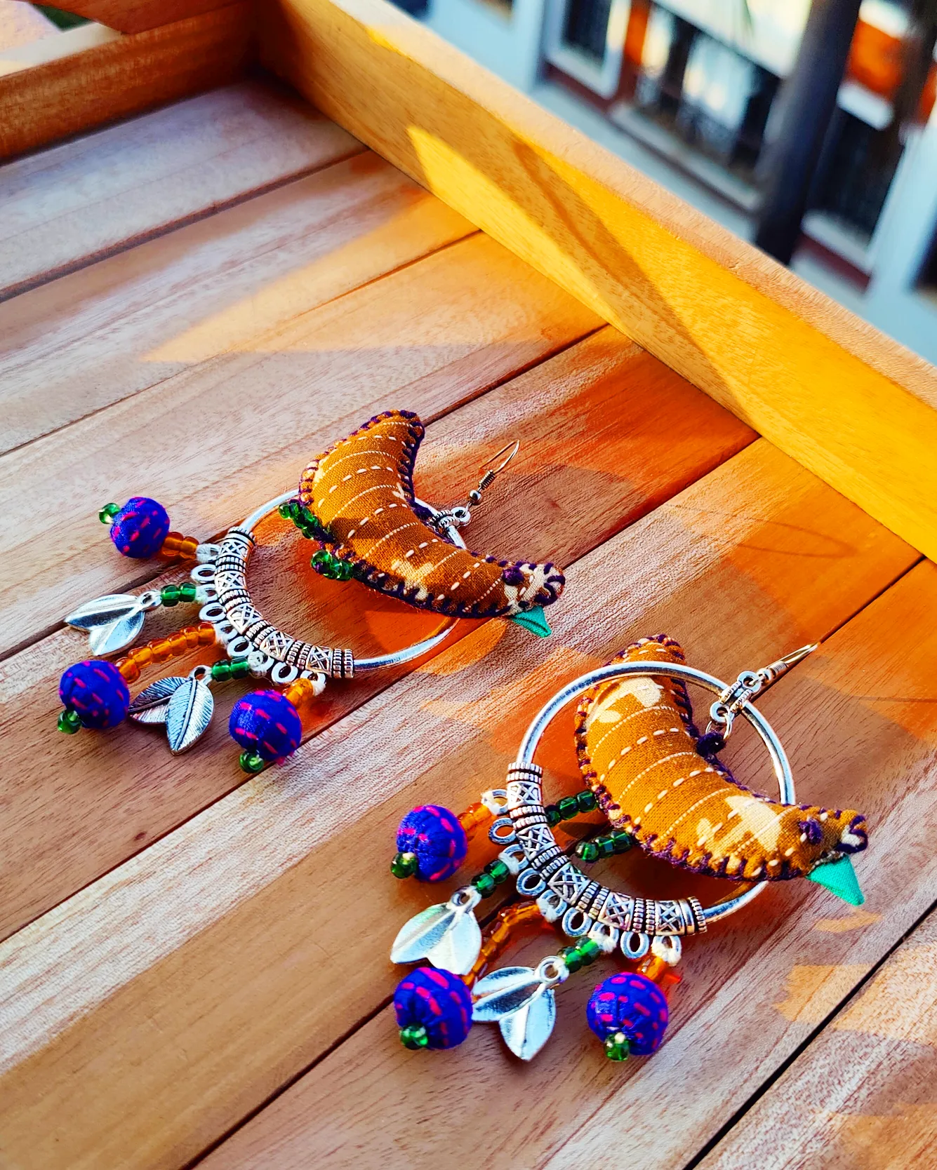 Handmade Pakhi Earring - Image 4