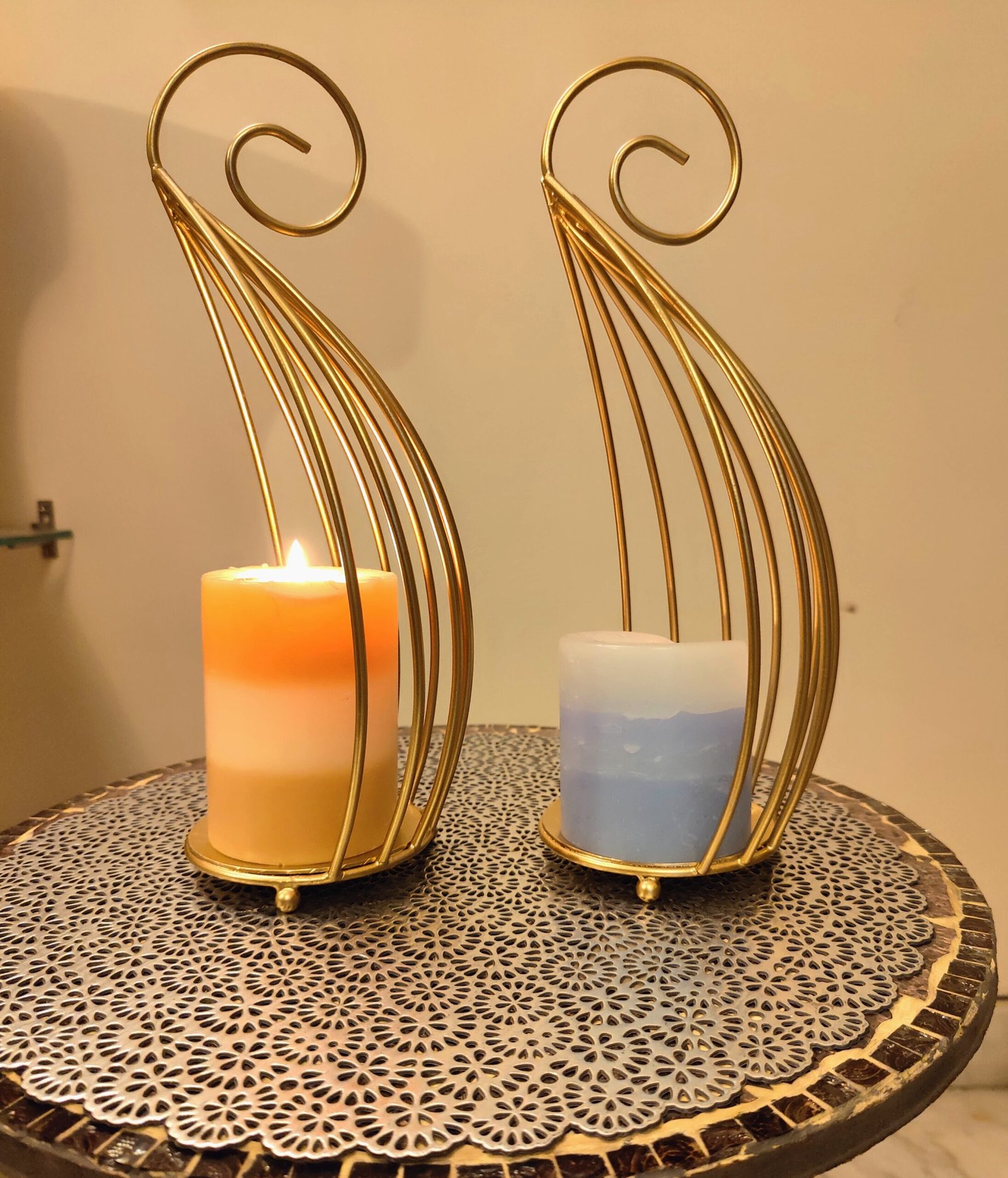 Crescent Candle Stand