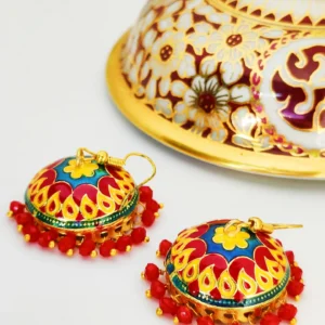 Meenakari Jhumka